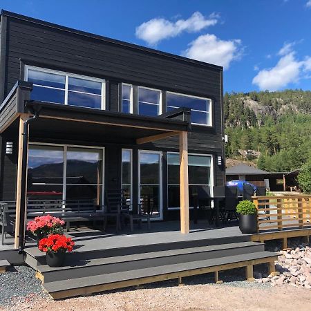 Hytte Naer Vannet, Jacuzzi Og Sauna Vradal Buitenkant foto
