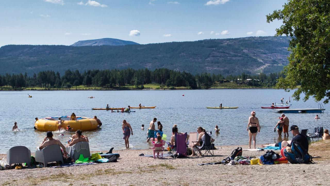 Hytte Naer Vannet, Jacuzzi Og Sauna Vradal Buitenkant foto