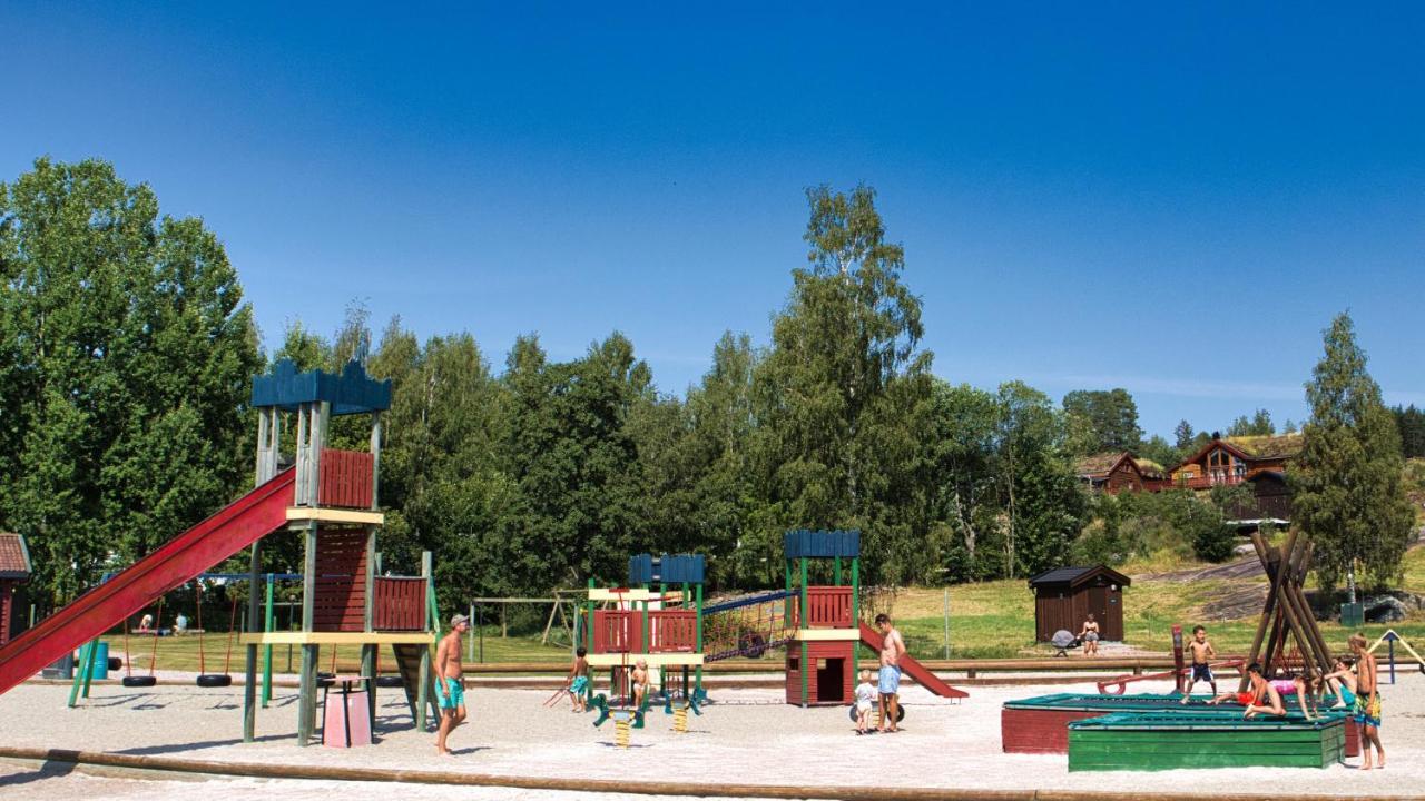 Hytte Naer Vannet, Jacuzzi Og Sauna Vradal Buitenkant foto