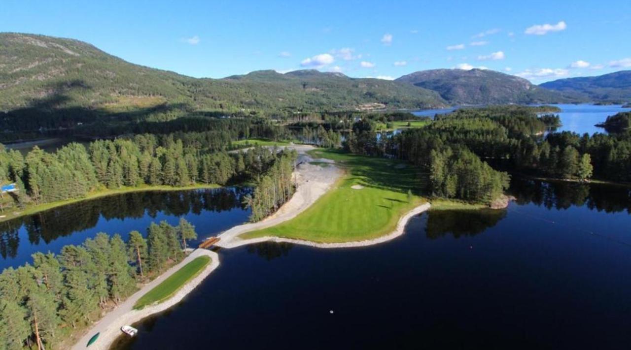 Hytte Naer Vannet, Jacuzzi Og Sauna Vradal Buitenkant foto