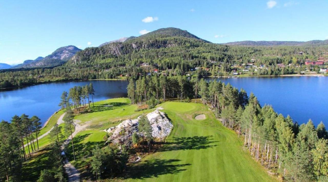 Hytte Naer Vannet, Jacuzzi Og Sauna Vradal Buitenkant foto