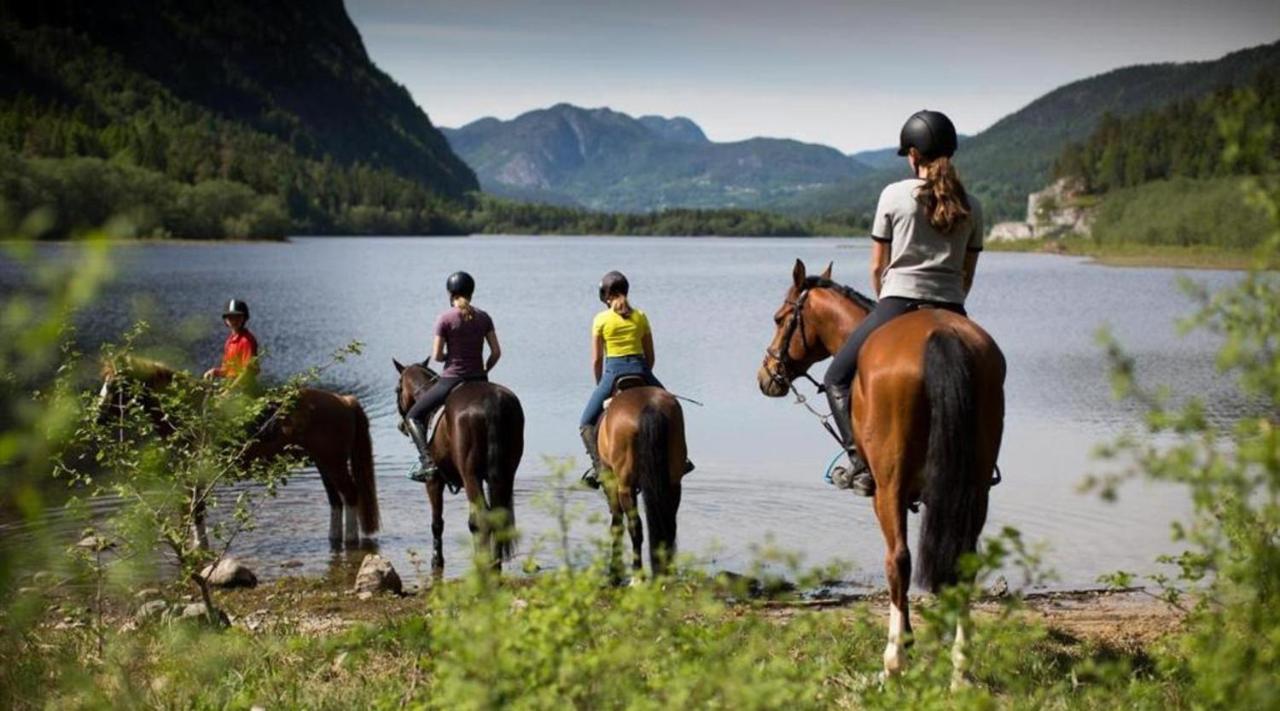 Hytte Naer Vannet, Jacuzzi Og Sauna Vradal Buitenkant foto