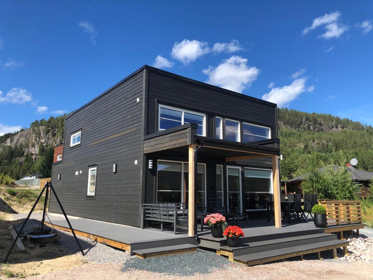 Hytte Naer Vannet, Jacuzzi Og Sauna Vradal Buitenkant foto