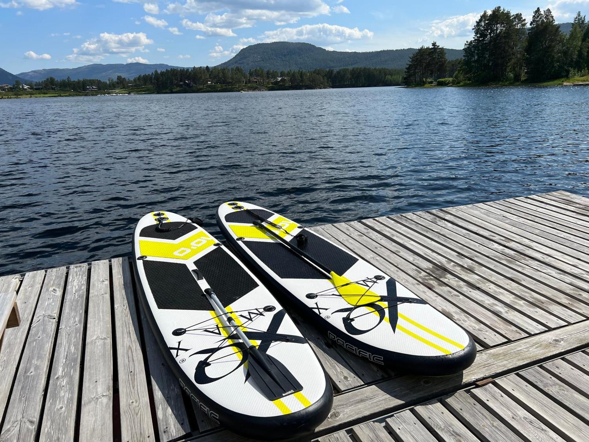 Hytte Naer Vannet, Jacuzzi Og Sauna Vradal Buitenkant foto